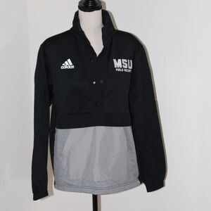 Adidas, MSU Field Hockey pull over jacket